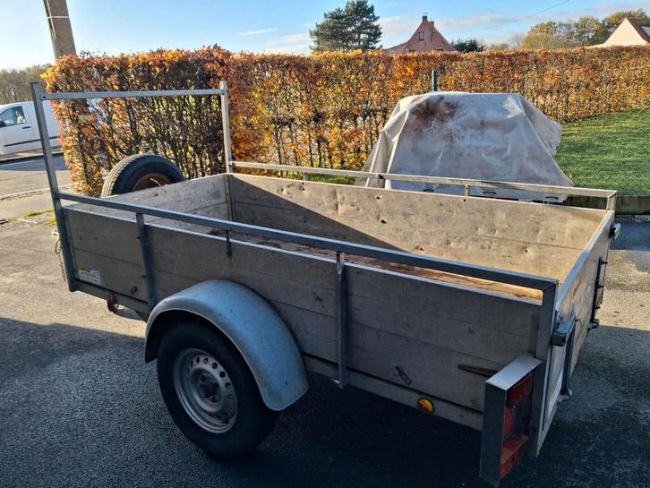 Remorque aluminum mx 750 kg 2m45 lengte 1m19 breed, Auto diversen, Aanhangers en Bagagewagens, Gebruikt, Ophalen