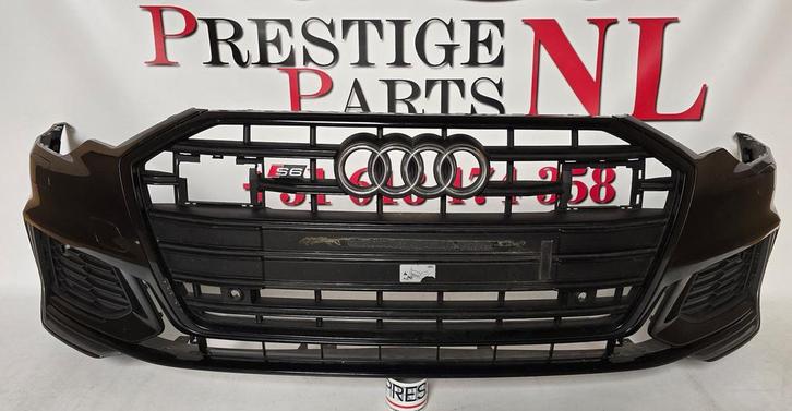 Voorbumper Audi A6 C8 4K S6 6xPDC KLS bj.2018-2023 ORIGINEEL, Auto-onderdelen, Carrosserie, Bumper, Voor, Gebruikt, Herkomst onderdeel bekend