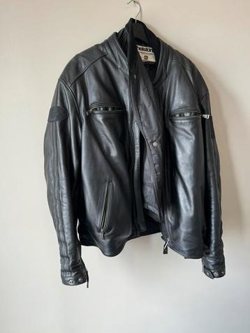 Motor vest leder zo goed als nieuw xl, Ophalen, Heren, Jas | leer, Helstons