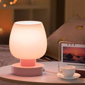 Set van 2 Pink Globe Touch-lampen NIEUW beschikbaar voor biedingen