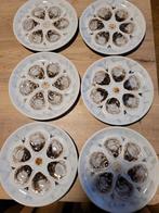 Servies : 6 Franse oesterborden / st. Amand, Antiek en Kunst, Ophalen of Verzenden