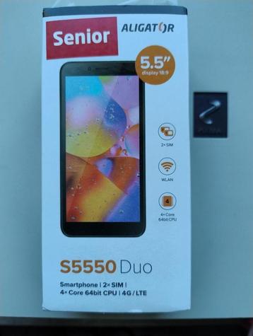 Senior smartphone Aligator S5550 Duo beschikbaar voor biedingen