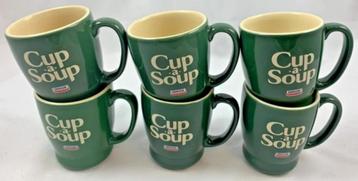 Unox Cup A Soup mokken bekers soepmokken vintage 6 stuks set beschikbaar voor biedingen