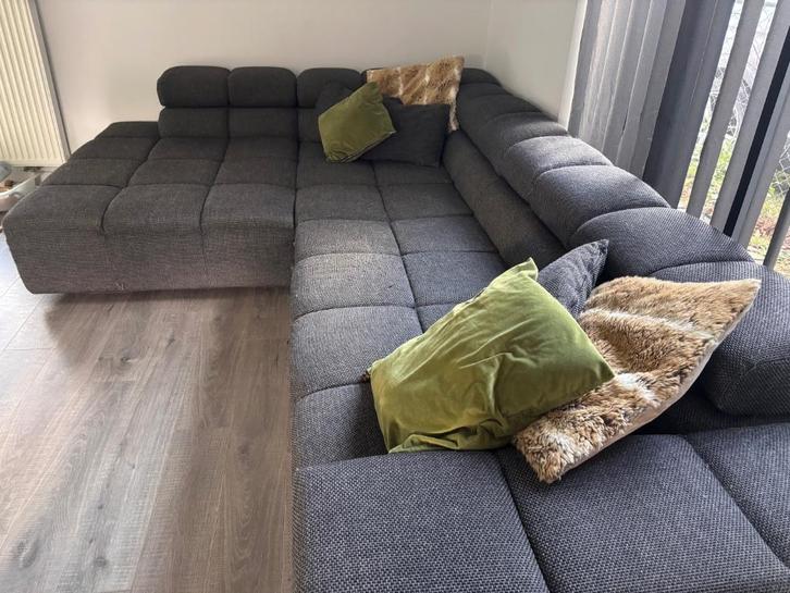 Hoeksalon, Huis en Inrichting, Zetels | Complete zithoeken, Gebruikt, Stof, Ophalen