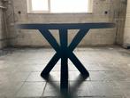 ronde tafel 130 cm diameter met stevige zware poten, Huis en Inrichting, Tafels | Eettafels, Gebruikt, Rond, Vijf personen of meer