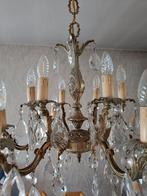 Antieke kroonluchter, Huis en Inrichting, Lampen | Kroonluchters, Ophalen, Gebruikt, Glas, Art-deco