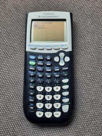 Grafische rekenmachine Texas Instruments TI-84 Plus beschikbaar voor biedingen
