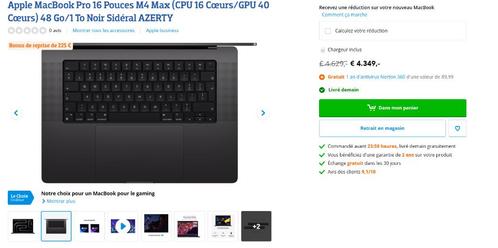 Apple MacBook Pro 16-inch M4 Max (16-core CPU/40-core GPU), Computers en Software, Apple Macbooks, Nieuw, MacBook, 16 inch, 1 TB of meer