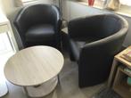 Cupzetels en salontafels, Huis en Inrichting, Fauteuils, Ophalen, Zo goed als nieuw
