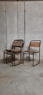 Vintage Art Deco RP6 stalen stoelen van Bruno Pollak