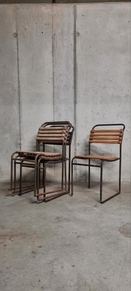 Chaises vintage Bauhaus RP6 en acier par Bruno Pollak, Antiquités & Art, Antiquités | Meubles | Chaises & Canapés