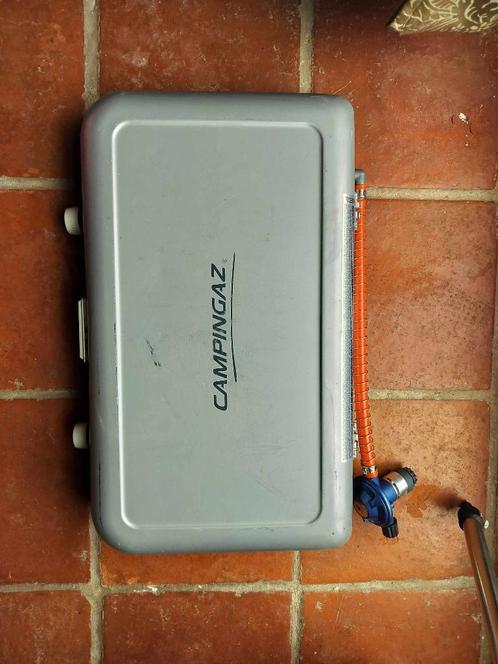 Campingaz gasbrander met twee pitten, Caravans en Kamperen, Kampeeraccessoires, Gebruikt, Ophalen