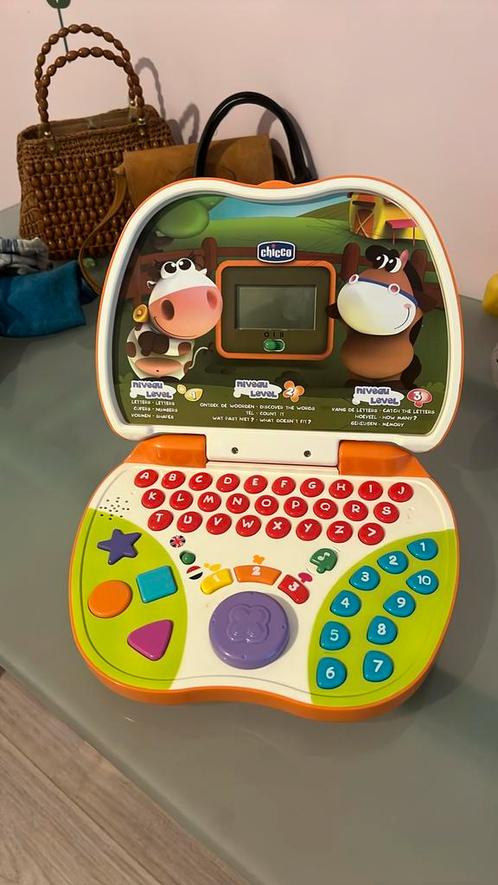 Chicco junior laptop, Kinderen en Baby's, Speelgoed | Vtech, Zo goed als nieuw, 2 tot 4 jaar, Ophalen