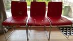 6 gratis stoelen, Huis en Inrichting, Stoelen, Ophalen, Gebruikt, Rood, Vijf, Zes of meer stoelen