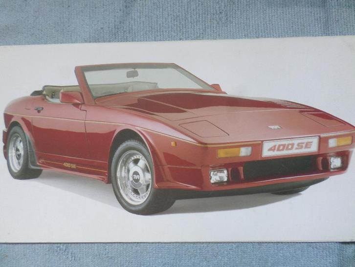 TVR 400 SE Brochure, Boeken, Auto's | Folders en Tijdschriften, Ophalen of Verzenden