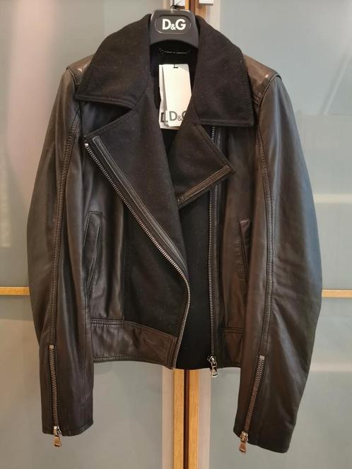 D&G lederen jas, Kleding | Dames, Jassen | Zomer, Gedragen, Ophalen of Verzenden