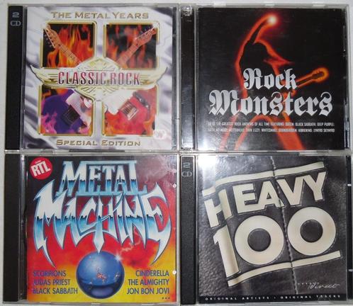 4 CD Compilation Heavy Metal, Cd's en Dvd's, Cd's | Hardrock en Metal, Gebruikt, Ophalen of Verzenden