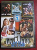 One Box nr 1 - 5 actie films op 1 DVD, Vanaf 16 jaar, Ophalen of Verzenden, Zo goed als nieuw, Actie