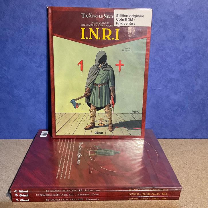 Le triangle secret - INRI 1 à 4 en E.O., Livres, BD, Comme neuf, Plusieurs BD, Enlèvement