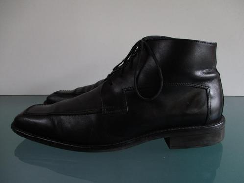 Gratis Verzenden | Van Lier leren zwarte laarzen 42½, Kleding | Heren, Schoenen, Zo goed als nieuw, Boots, Zwart, Verzenden