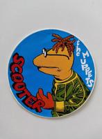 Vintage Ronde Sticker - The Muppet Show - Scooter, Verzamelen, Film, Tv of Omroep, Ophalen of Verzenden, Zo goed als nieuw