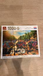 Puzzel-1000 stuks- sunrise over amsterdam, the netherlands, Ophalen, Zo goed als nieuw