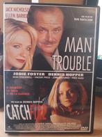 DVD 2 Films : Man Trouble + Une trop belle cible, Zo goed als nieuw, Drama, Ophalen