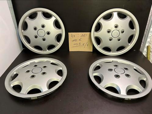 4 universele 16" wieldoppen, Auto diversen, Wieldoppen, Gebruikt
