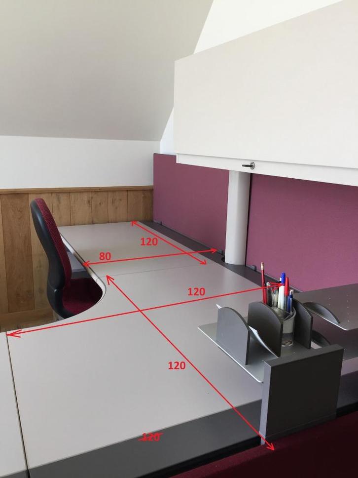 Professioneel Bureau, merk Steelcase, Huis en Inrichting, Overige Huis en Inrichting, Gebruikt, Ophalen