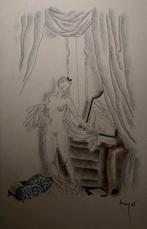 André Collot. Erotisme . Planches erotiques signées, Enlèvement ou Envoi