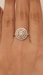 14k ring met 88 diamenten, Handtassen en Accessoires, Ringen, Ophalen of Verzenden, Nieuw