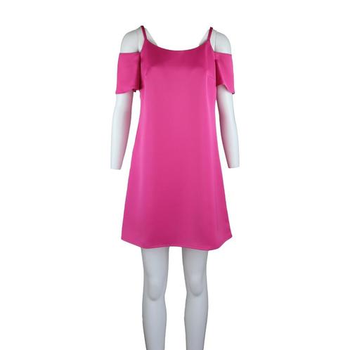 Verysimple - nieuwe roze jurk met open schouders - maat XS, Kleding | Dames, Jurken, Nieuw, Maat 34 (XS) of kleiner, Roze, Boven de knie
