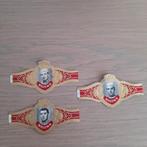 3 verschillende sigarenbanden Rik Van Looy.  (lot), Enlèvement ou Envoi, Bagues de cigare