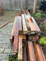 Lot hardhout balken verschillende soort vanaf 5€ /stuk!!, Tuin en Terras, Ophalen, Zo goed als nieuw, Balken, Hardhout
