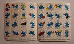 Les Schtroumpfs Peyo 2 feuilles d'autocollants Wavery 1978, Collections, Enlèvement ou Envoi, Comme neuf, Bande dessinée ou Dessin animé