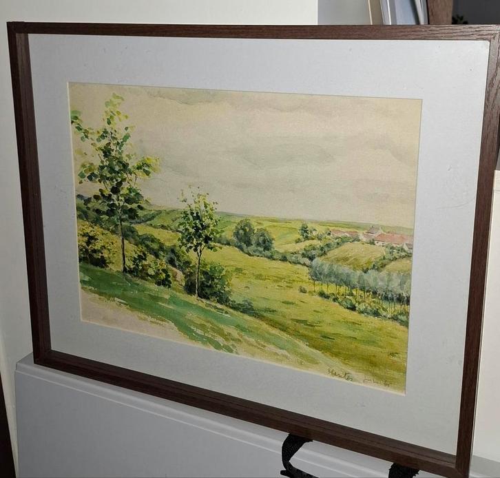 Aquarelle, Antiek en Kunst, Kunst | Schilderijen | Klassiek, Ophalen