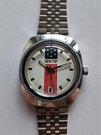 Diver duikhorloge vintage mechanisch 37mm heren horloge USA, Overige merken, Staal, Gebruikt, Staal