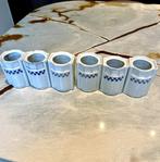 6 decoratieve 'Art Deco' kruidenpotjes, Antiek en Kunst, Ophalen