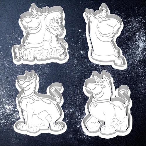 4x Scooby Doo Cookie cutter / Koekjessnijders, Hobby en Vrije tijd, Taarten en Cupcakes maken, Nieuw, Bakvorm, Ophalen of Verzenden