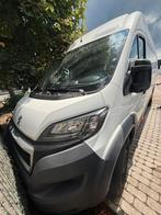 Te koop Peugeot boxer motor probleem goeie stad, Auto's, Voorwielaandrijving, Stof, Zwart, Wit