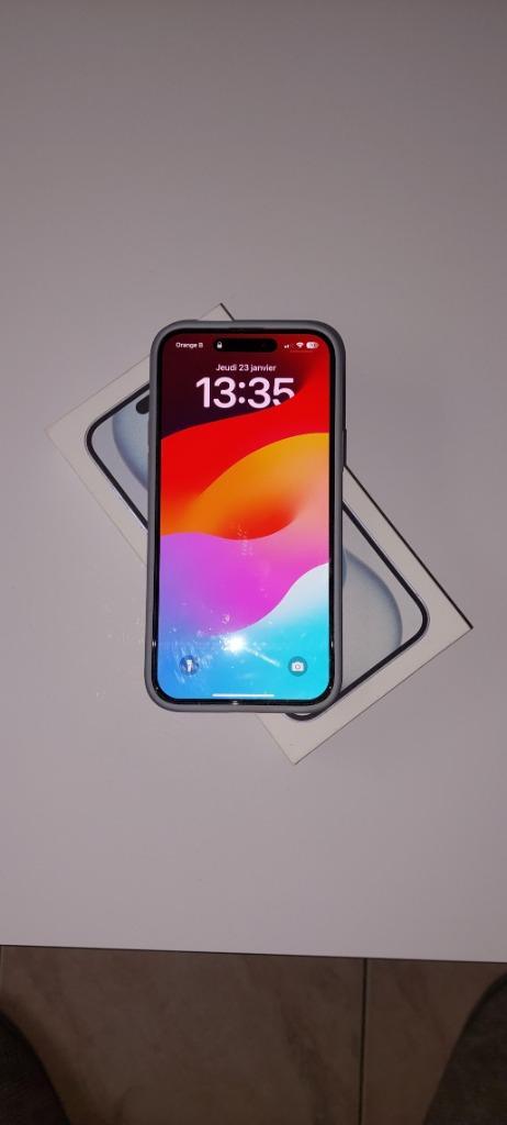 IPHONE 15 PLUS 256 GB, Telecommunicatie, Mobiele telefoons | Apple iPhone, Zo goed als nieuw, 256 GB, Zonder abonnement, Zonder simlock