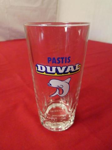 6 verres vintage pastis Duval avec dauphin comme logo beschikbaar voor biedingen