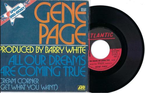 Soul 45: Gene Page – All Our Dreams Are Coming True, Cd's en Dvd's, Vinyl Singles, Zo goed als nieuw, Single, R&B en Soul, 7 inch