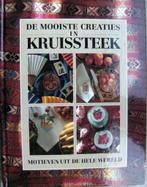 Boek - De mooiste creaties in Kruissteek, Boeken, Nieuw, Ophalen of Verzenden, Jan Eaton, Borduren en Naaien