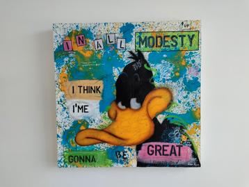 Schilderij met Daffy Duck van Don Ken beschikbaar voor biedingen
