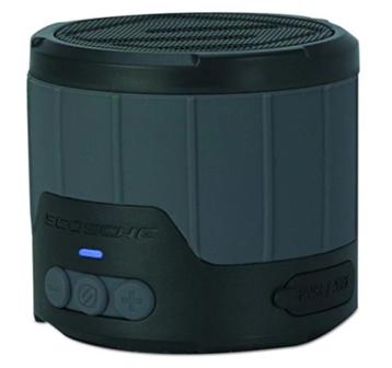 Scosche BTBTLMGY – grijze Bluetooth speaker beschikbaar voor biedingen