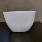 ovale witte pot, Moins de 25 cm, Moins de 40 cm, Enlèvement ou Envoi, Poterie