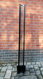 Vintage années 90 tour rangement cd hauteur 1,70 m, Enlèvement, Comme neuf, Métal, CD