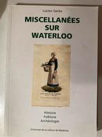 Livre « Miscellanées sur Waterloo », Livres, Lucien Gerke, Comme neuf