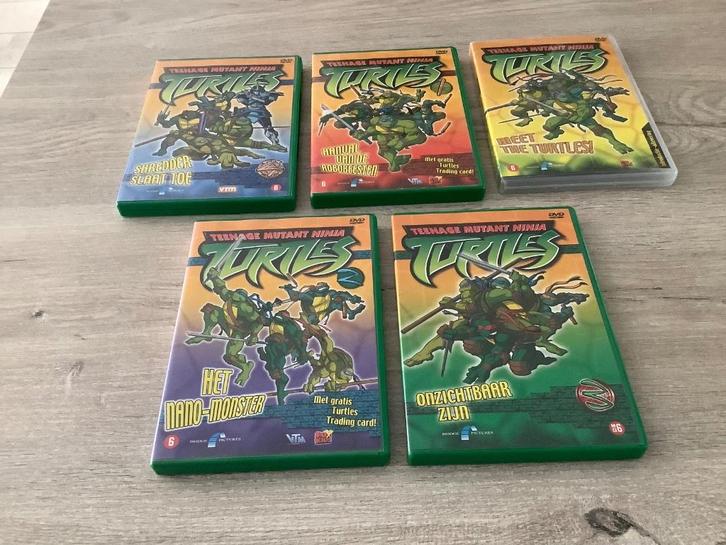 Teenage mutant ninja Turtles verschillende DVD'S (2004), Cd's en Dvd's, Dvd's | Tekenfilms en Animatie, Zo goed als nieuw, Europees